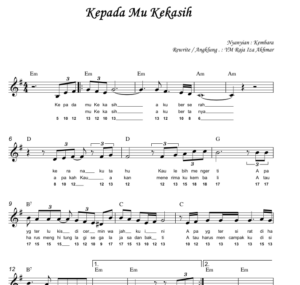 Kepada Mu Kekasih