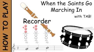 When The Saints Go Marching In (Recorder in parts + Drums)