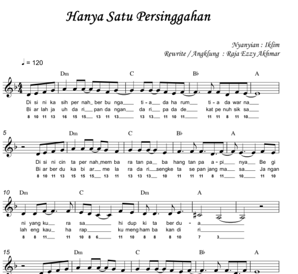 Hanya Satu Persinggahan