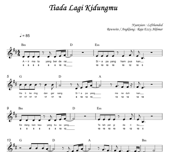 Tiada Lagi Kidung Mu