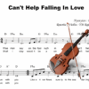 Can't Help Falling In Love (violin)