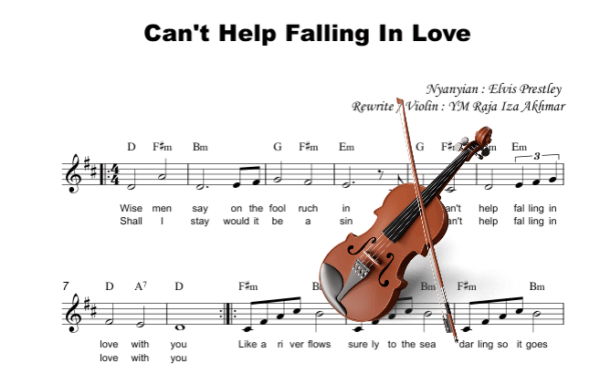 Can't Help Falling In Love (violin)