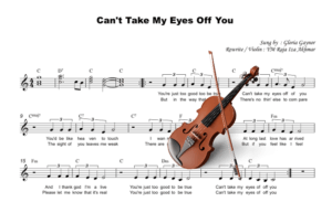 Can't Take My Eyes Off You (violin)