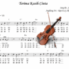 Terima Kasih Cinta (violin)