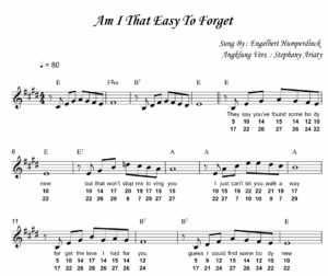 Am I That Easy To Forget Am I That Easy To Forget