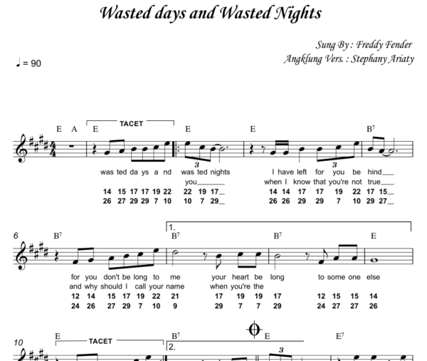 Wasted Days And Wasted Nights