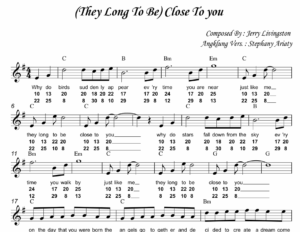 (They Long To Be) Close To You (They Long To Be) Close To you