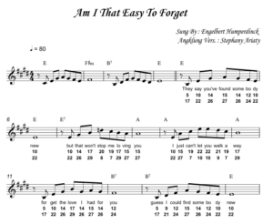 Am I That Easy To Forget Am I that Easy To Forget