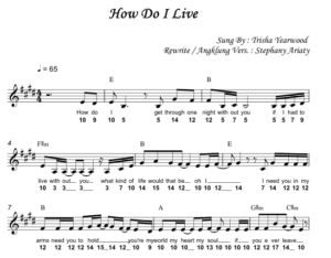 How Do I Live How Do I Live