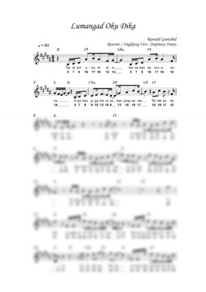 Lumangad Oku Dika - Full Score_product_preview Lumangad Oku Dika :