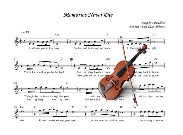 Memories Never Die : RASELHITS @ Violin